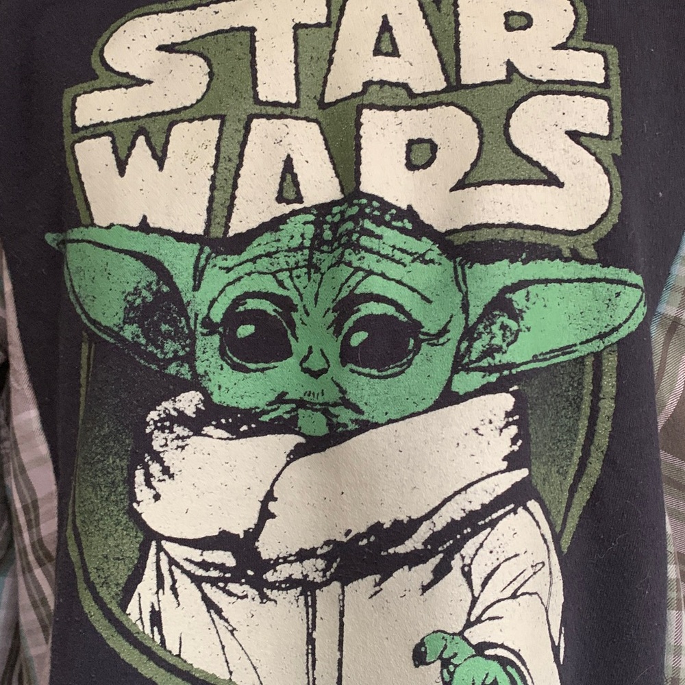 Upcycled Star Wars Crewneck Top- - Picture 4 of 5